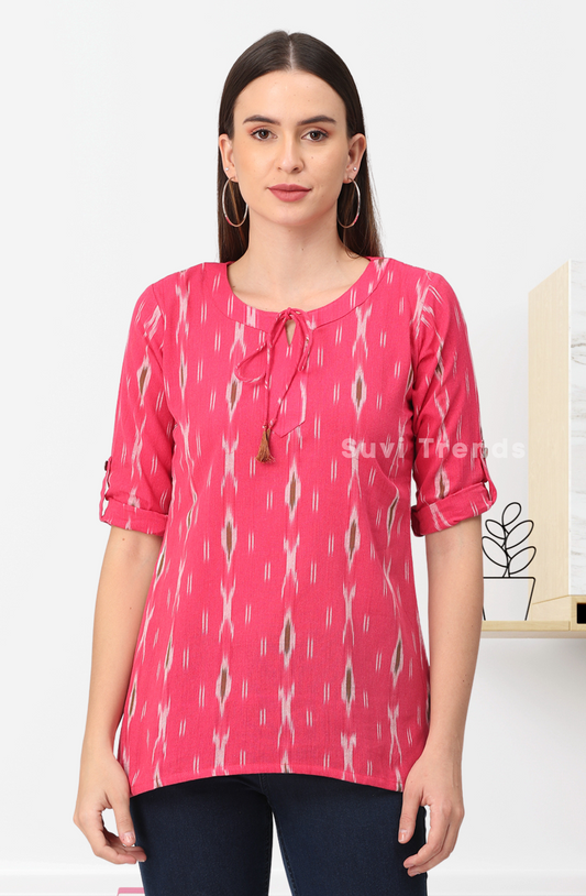 Pink Ikat Legacy Top